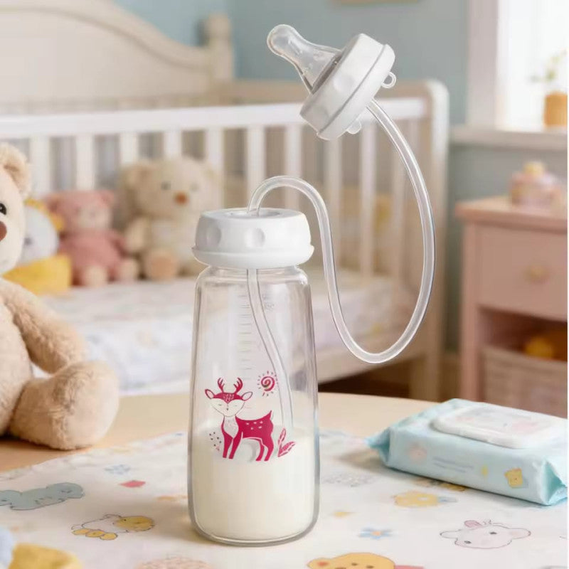 Hands Free Baby Feeding Bottle