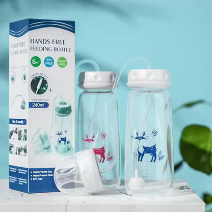 Hands Free Baby Feeding Bottle